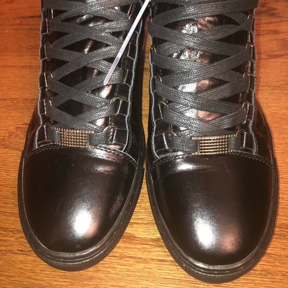 balenciaga arena high shiny
